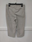 Nwt S c  co Women Petal Slit Capri Pull On Tummy Control Pant Size 8  50 Fle258