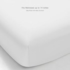 Luxury Soft 2000tc Series 4pcs Bedding Sheet Set  Standard 100 By Oeko-tex White
