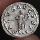 Gordian Iii Denarius Ancient Roman Empire Silver Coin 241ad Extremely Fine Salus