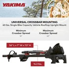 Yakima Rooftop Bike Rack Mount heavy-duty Car suv Roof Carrier frontloader black