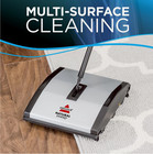 Bissell Natural Sweep Carpet   Floor Manual Light Sweeper Dual Rotating Brushes