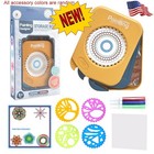 Spirograph Design Pleastic Set Original Super Deluxe Toy Kids Art Painting Tools