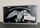 4 Duck Commander Silver Logo Aluminum License Plates Car Truck Tag Duck Dynasty