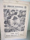 Vintage Large 1957 Baden Powell Boy Scouts Jubillee Journals - 1-13 August