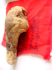 Lp Koon Monk Bless Spirit Chasing Club Wand Naga Wood W Magic Yant Square Cloth