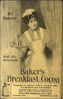 1911 Baker   s Breakfast Cocoa Advertisement Maid Serving Tray Antique Print Ad