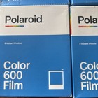4 Polaroid Color 600 Instant Photo Film - White 8-pack New Unopened Expired