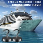 10 Pack 80lbs Heavy Duty Magnetic Hooks Magnet Hook For Hanging  Strong Magnetic