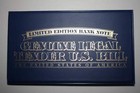 10 Consecutive Serial   Us  2 Dollar Bills Uncirculated In 10-pocket Portfolio