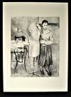 Raphael Soyer Original Hand Signed Pencil Lithograph Seamstress Limited Edition
