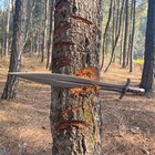 Hand Forged High Carbon Steel Viking Sword Battle Ready Medieval Sword sheath