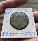 1921 Great Britain One Florin Coin Uk Two Shillings Vintage British Silver Coin