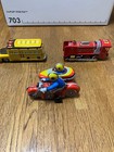 Showa Retro Tin Toy Wind-up Vehicle Set Of 3