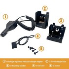 12v Car Vehicle Charger For Xts5000 Xts2500 Xts3000 Xts3500 Pr1500 Ht1000 Radio