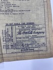 1958 Coca-cola Bottle Original Factory Engineering Blueprint Drawing Ps-150