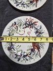 Set Of 4 Lenox Winter Greetings Fine China Salad Plates Christmas 8 1 4 