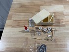 Vintage Singer Sewing Machine Plastic Accesory Box  5 x 2 3 4  With Accessories