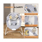 Baby Bouncer Seat  Portable Baby Bouncer  Soothing Vibrations Infan    Fast Ship