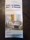Toddler Safety Bed Rail - White grey Mesh Bedrail Child Safety Open Box new