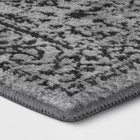 2 x7   washable Overprint Distressed Persian Runner Rug - Threshold