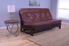Queen Size Futon Cover Only Bonded Leather Fits 6-8 Inch Futons Mattress