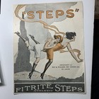 Fitrite Athletic Steps Shoe Pinup Paper Ad Sign 2 Sided Ely Walker St Louis Girl