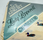 Vintage New Lady Pepperell 4 Piece King Set Usa Hunters Decoy Mallard Ducks