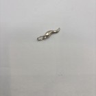 Vintage Sterling Silver 925 Italian Horn Pendant