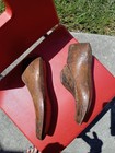 Pair Of Antique Vintage Wooden Shoe Lasts Cobbler Molds Shoe Forms