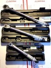 Set Of 3  Pro Reversible Click Type Torque Wrench Sizes 1 4   3 8   1 2 