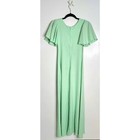 Women s Vintage 1960 s Floor Length Formal Dress  Mint Green