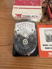 Triplett Model 310-c Type 4 Vom Multimeter Cat No 3022 Hand Sized In Box