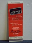 Carling Black Label Beer People Try It   They Like It  Matchbook Cover Vintage