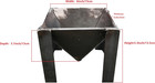 6  Steel Pyramid Ingot Mold For Casting Gold  Silver  Aluminum   Brass   Beginne
