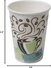 Coffee Design Insulated Paper Cup  12 Oz Cup And Lid Set