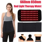 660nm Red  850nm Near Infrared Light Therapy Waist Wrap Pad Belt For Pain Relief