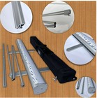 33  X 81  Premium Retractable Roll Up Banner Stand Only      Pop Up trade Show