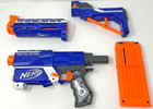 Nerf N Strike Elite Retaliator Dart Gun Blue Used Tested Works With Darts
