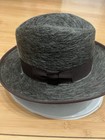 Vintage Empire State Fashions Grey Long-hair Beaver Fur Felt Fedora Hat