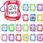  Mini Magnetic Drawing Board For Kids Sketch Drawing Tablet 24 Pcs Multicolor