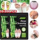 Hailicare Foot Detox Patches Pads Remove Toxins Deep Cleansing Herbal Bamboo
