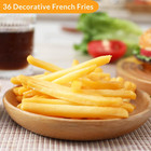 Artificial French Fries 36 Pack Realistic Fake Food For Display Faux Fries For D