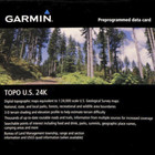 Garmin Topo U s  24k West Maps Gps Data Card California Nevada Oregon Washington