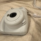 Fujifilm Instax Mini 9 Instant Film Camera Smoke White With Strap And Film In It