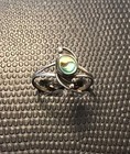 Abalone Mexico 925 Sterling Silver Vintage Ring Size 7 5