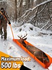 Tear-resistant Deer Drag Sled Set - Easy To Carry  Durable Deer Cart Game Hau   
