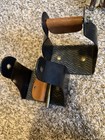 Wide Treat Western Trail Stirrups - Black Aluminum