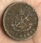 1857 Canada Token Bank Of Upper Canada One Half Penny G