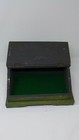 Indonesian   Balinese Handcrafted Wooden Green Sun  Moon  And Stars Jewelry Box 
