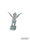 Vintage Heavy Solid Brass Mythical Winged Pegasus Horse 5  Full Patina